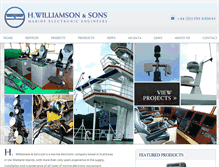 Tablet Screenshot of hwilliamson.co.uk